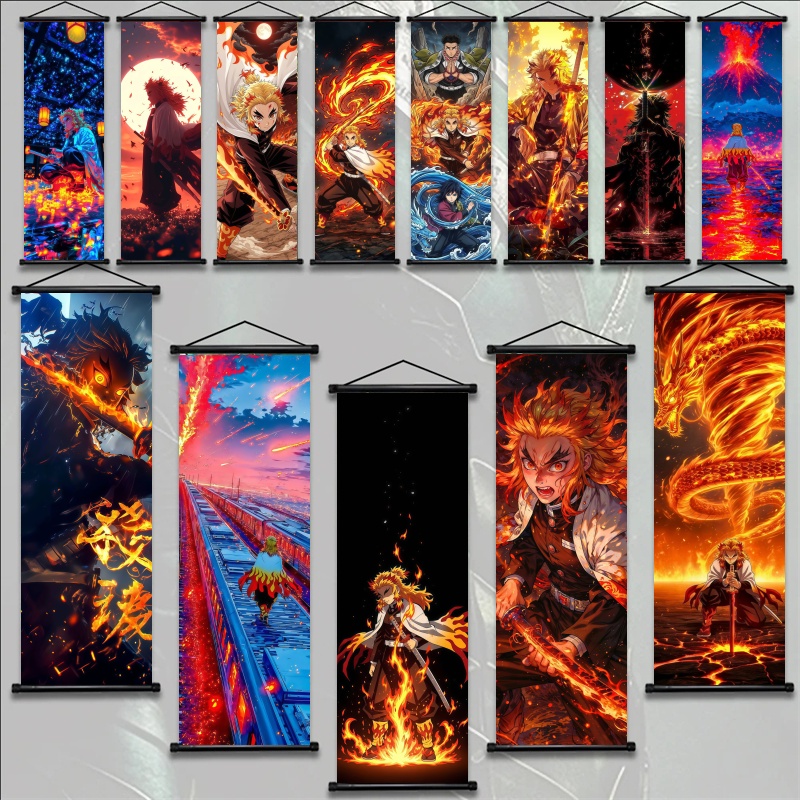 Demon Slayer Kyojuro Rengoku H – Home Decor Wall Art Bewertung und Preis