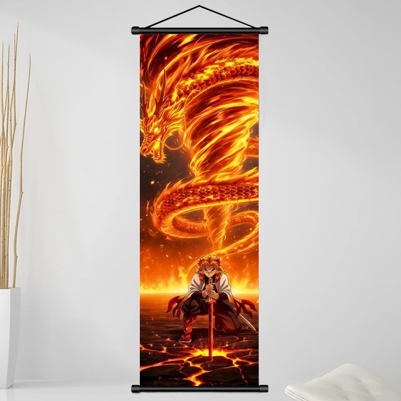 Demon Slayer Kyojuro Rengoku H – Home Decor Wall Art Bewertung und Preis