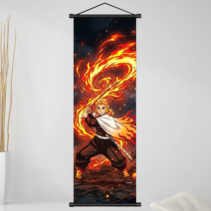 Demon Slayer Kyojuro Rengoku H – Home Decor Wall Art Bewertung und Preis
