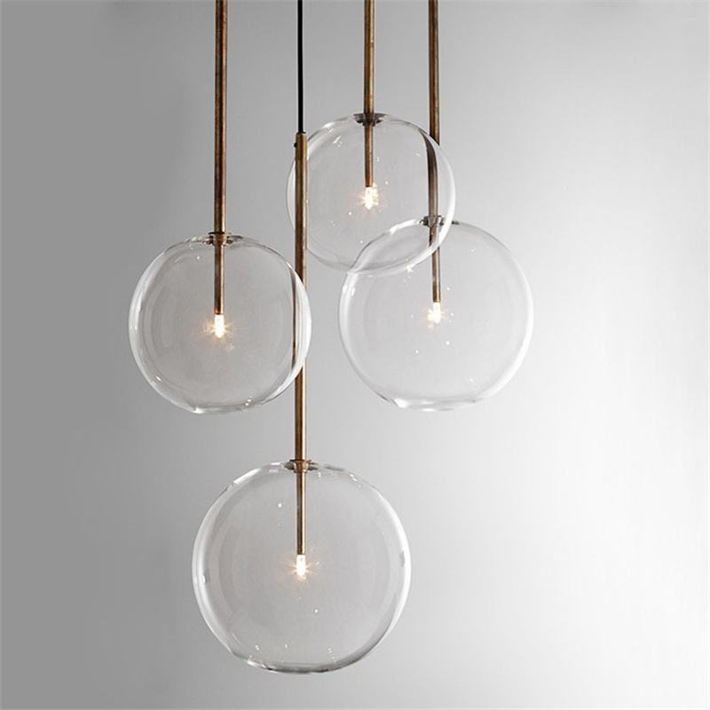 Nordic Clear Glass Pendant Lig – Hanging Moon Lamp Bewertung und Preis