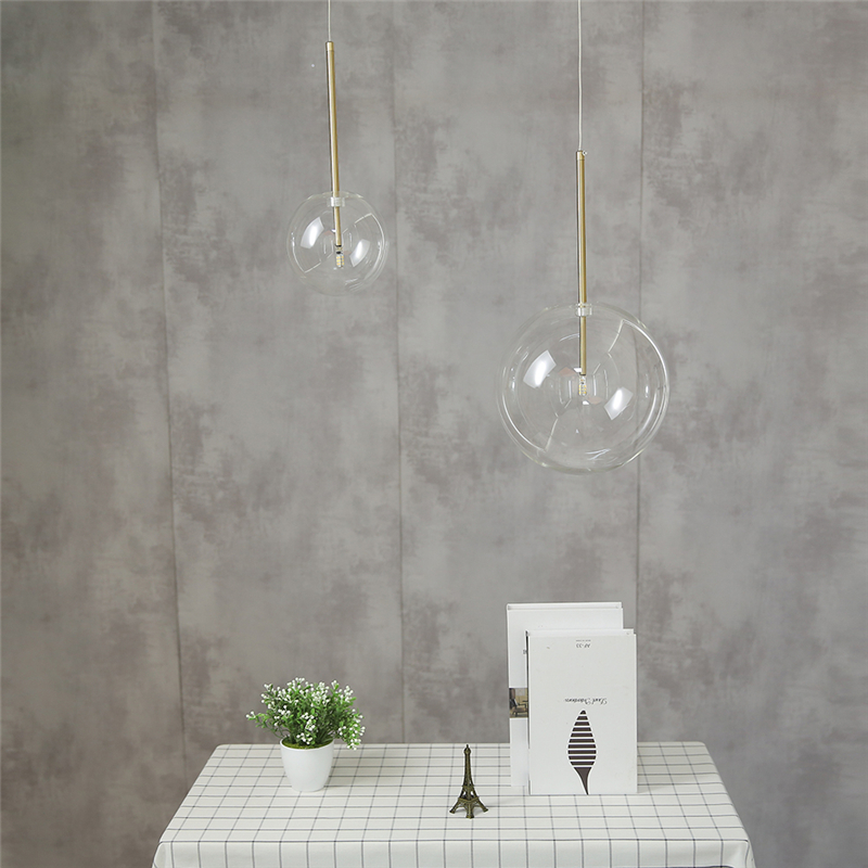 Nordic Clear Glass Pendant Lig – Hanging Moon Lamp Bewertung und Preis