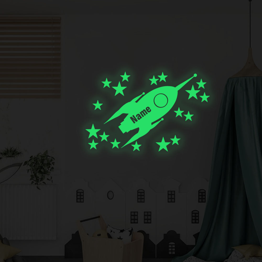 1pc Cartoon Rockets and stars  – Home Decor Wall Art Bewertung und Preis