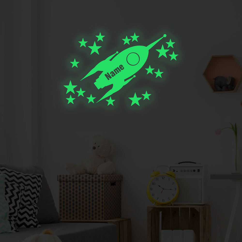 1pc Cartoon Rockets and stars  – Home Decor Wall Art Bewertung und Preis