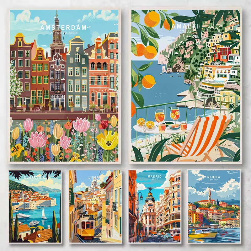 Colorful Modern World Famous T – Home Decor Interior Bewertung und Preis
