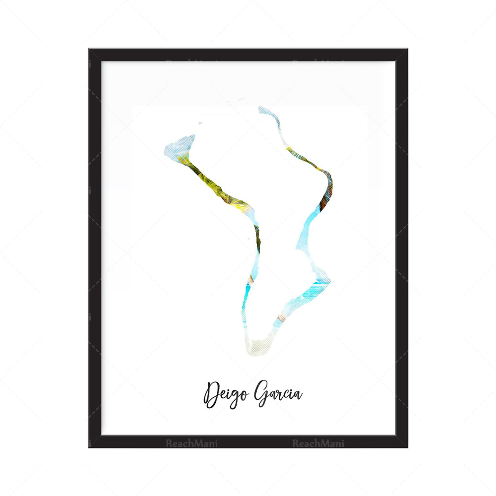 Impression de carte aquarelle  – Home Decor Qatar Bewertung und Preis