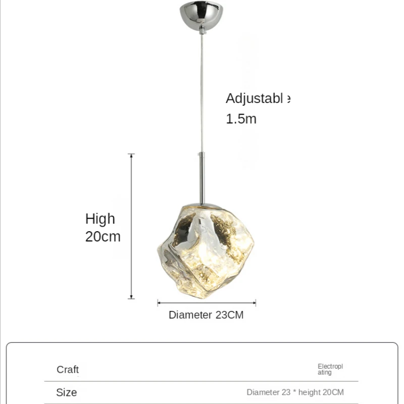 Simple Modern Pendant Light Ic – Hanging Moon Lamp Bewertung und Preis