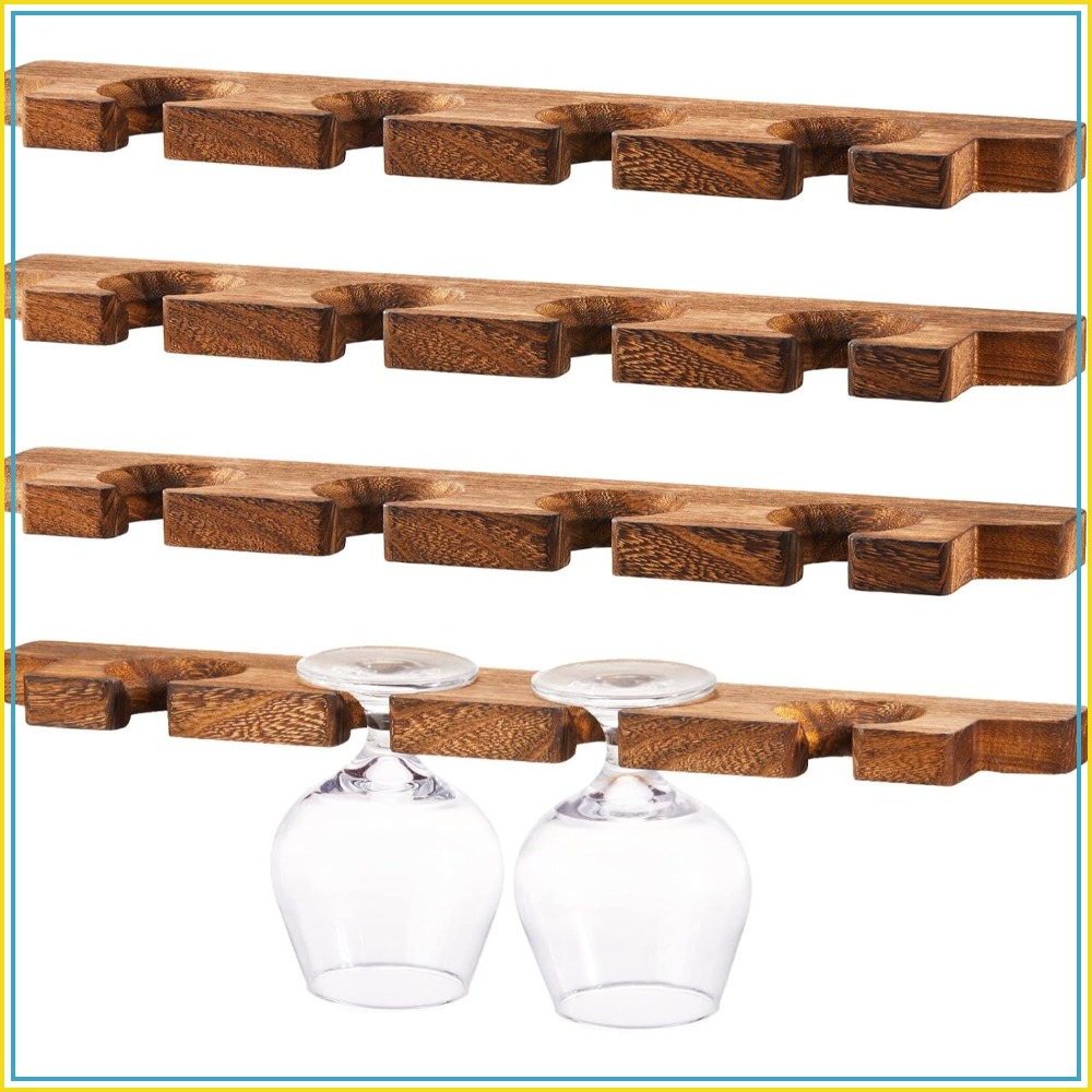 4 Pcs Wall Mounted Wood Stemwa – Floating Shelves Bewertung und Preis