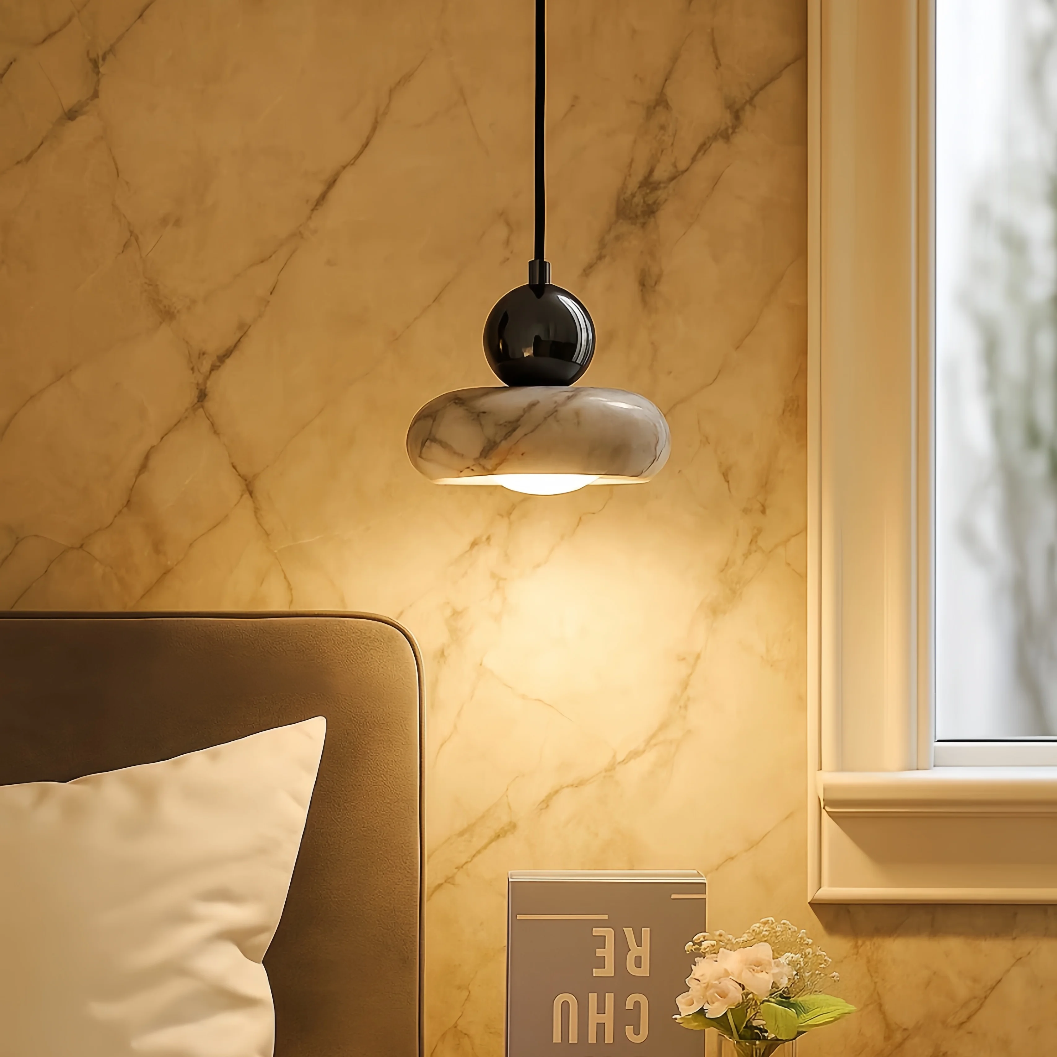 Nordic Art Bedside Pendant Lig – Hanging Moon Lamp Bewertung und Preis
