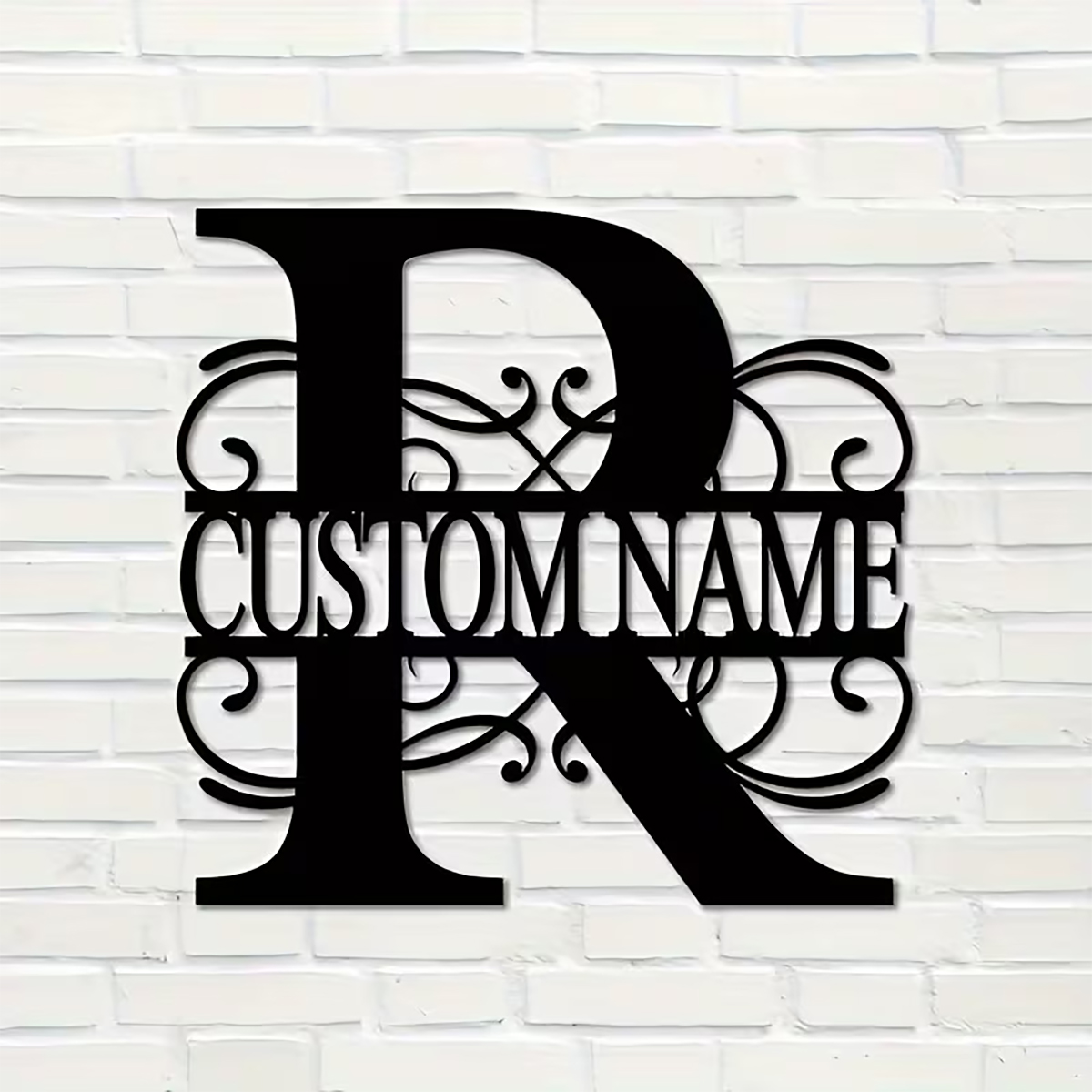 Classic Custom Monogram Metal  – Home Decor Wall Art Bewertung und Preis