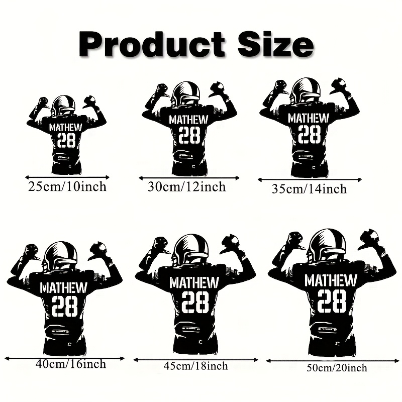 Classic Custom Football Player – Home Decor Interior Bewertung und Preis