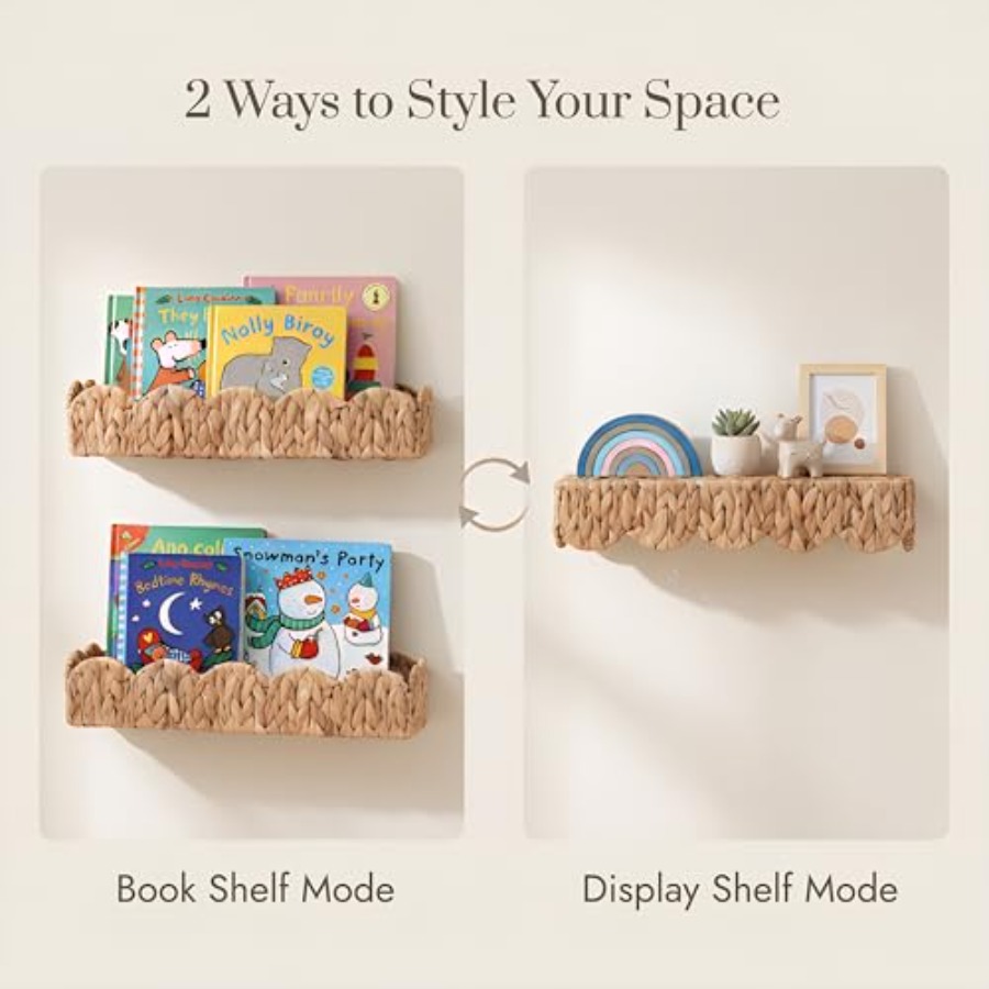 Nursery Book Shelves Scalloped – Floating Shelves Bewertung und Preis