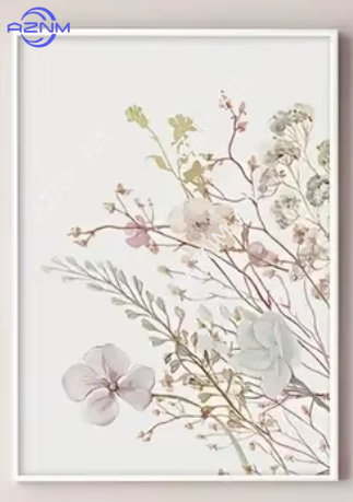1PC/3PCS Pink Floral Canvas Ar – Home Decor Interior Bewertung und Preis