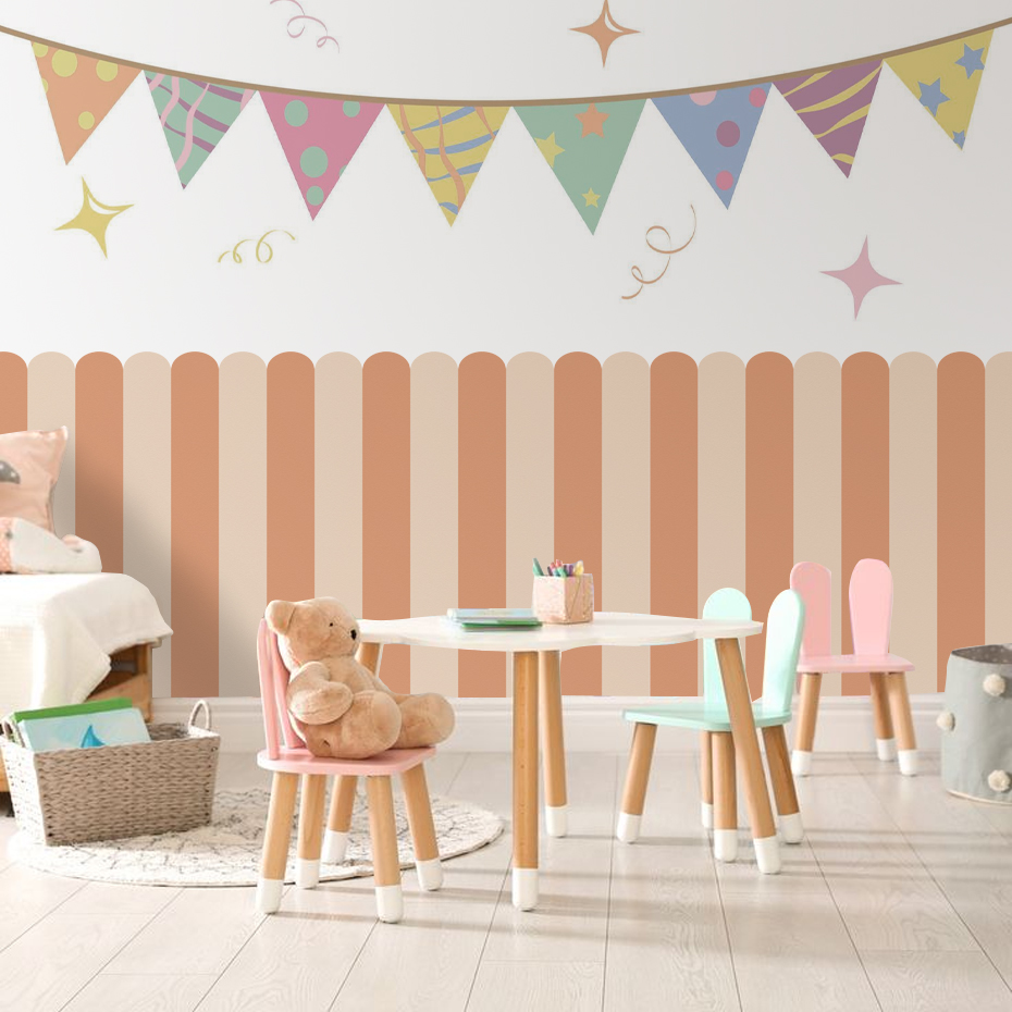 Multicolor Vertical Striped Ar – Flooring Home Decor Bewertung und Preis