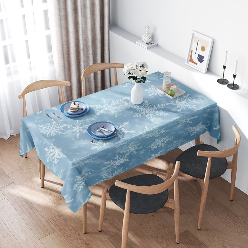 Snowflake Dining Tablecloth Wi – Home Decor Online Shopping Bewertung und Preis