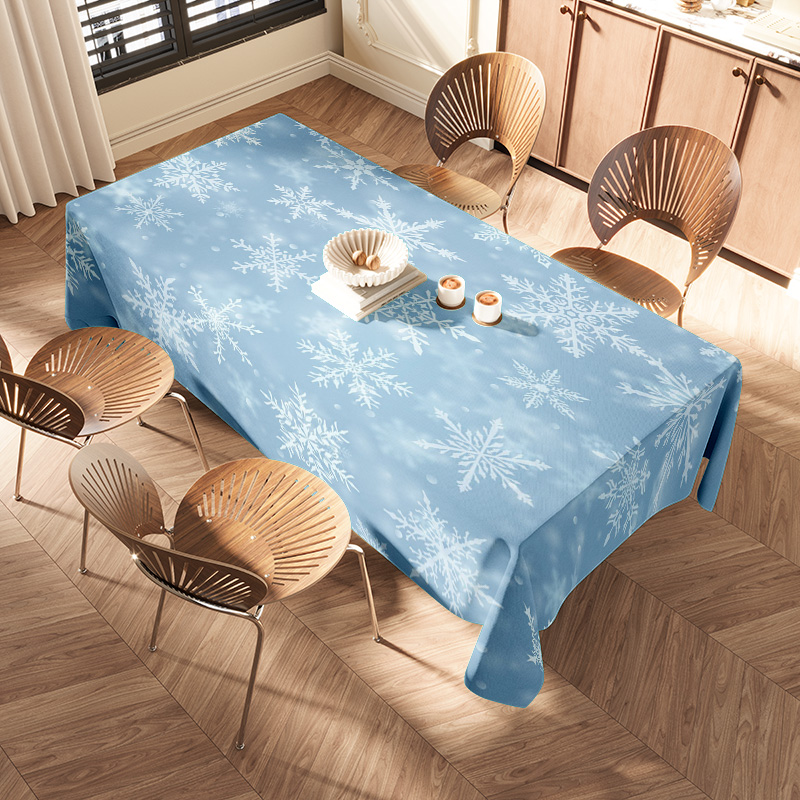 Snowflake Dining Tablecloth Wi – Home Decor Online Shopping Bewertung und Preis