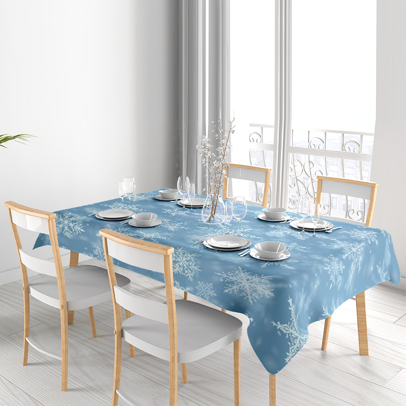 Snowflake Dining Tablecloth Wi – Home Decor Online Shopping Bewertung und Preis